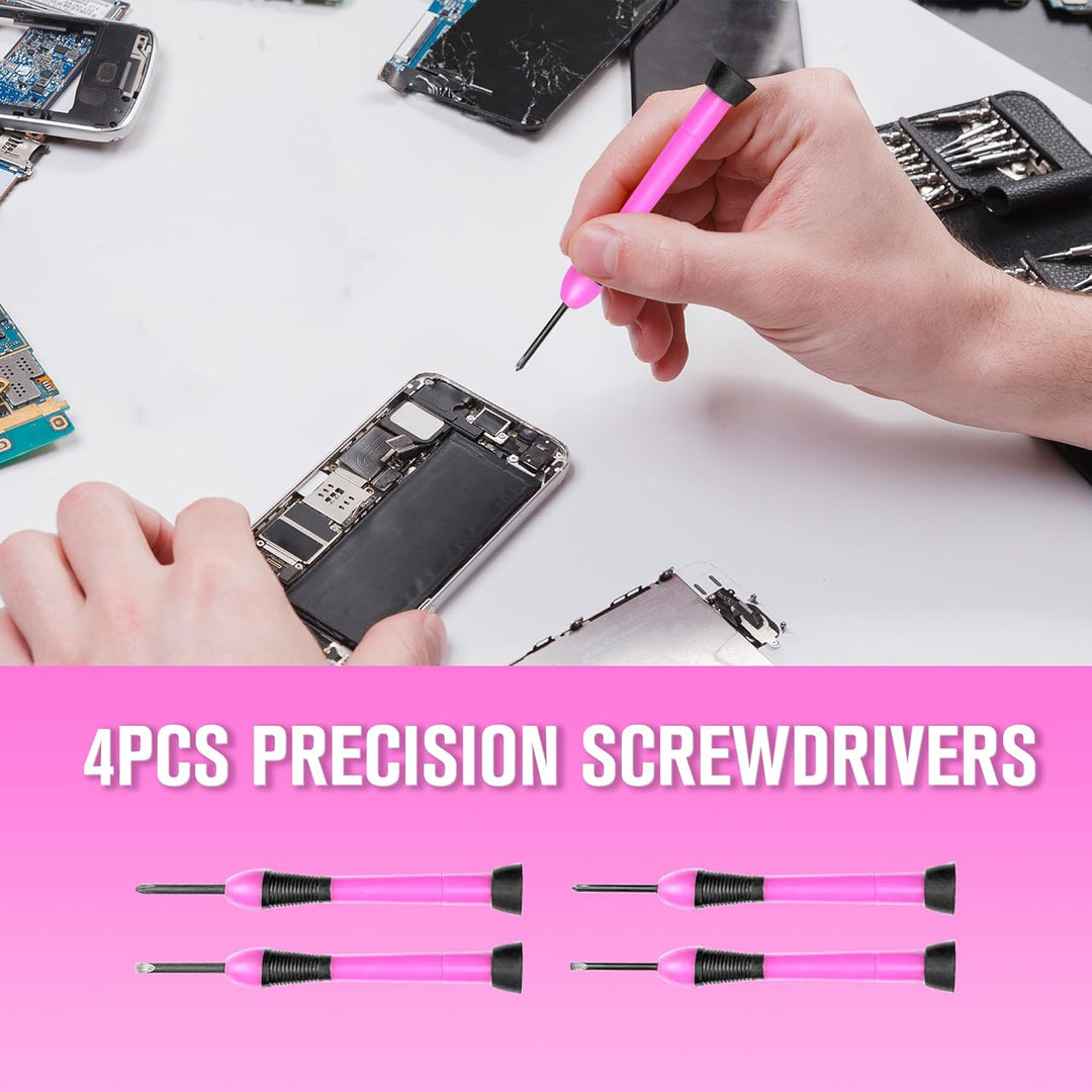 SOLUDE Juego de herramientas rosa, juego de herramientas para el ho...