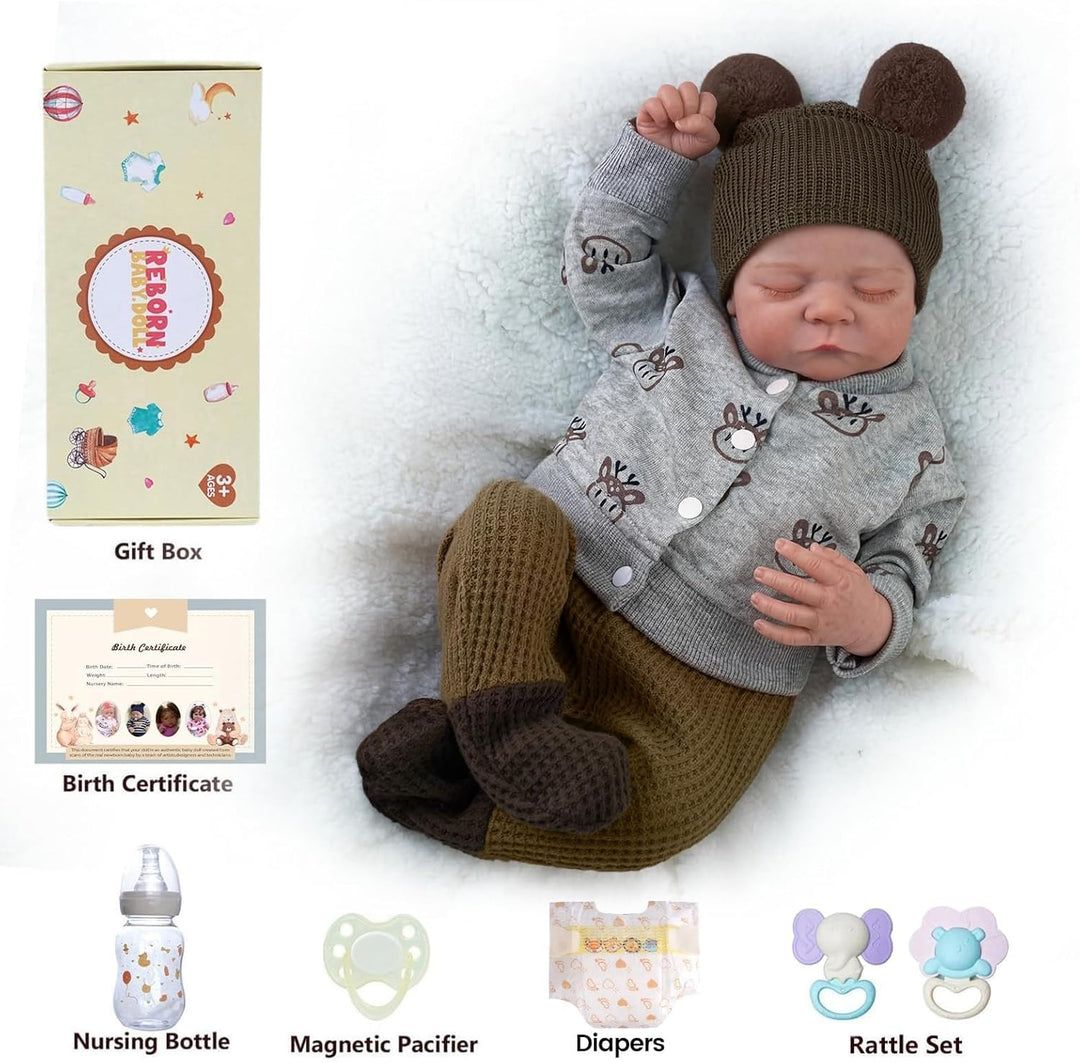 BABESIDE Muñecas de bebé Reborn realistas Noah, niño, 20 pulgadas,...