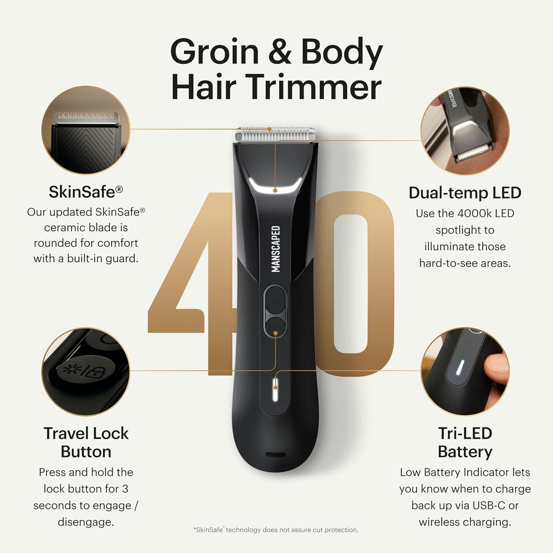 MANSCAPED® El paquete Beard &amp; Body 4.0 PRO contiene: la recorta...