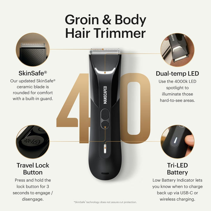 MANSCAPED® El paquete Beard &amp; Body 4.0 PRO contiene: la recorta...