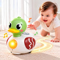 iPlay, iLearn Juguete musical de pato para bebé, juguete para gatear