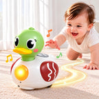 iPlay, iLearn Juguete musical de pato para bebé, juguete para gatear