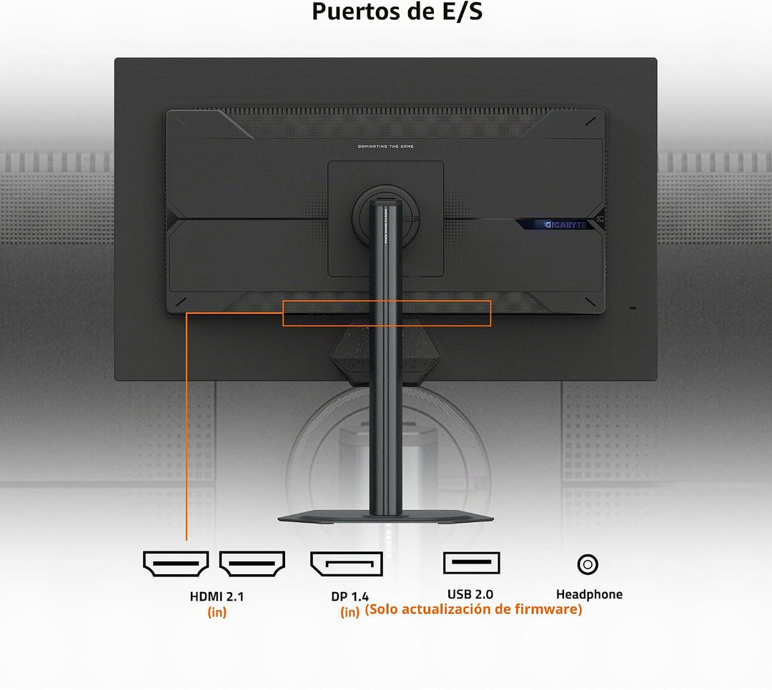 GIGABYTE - G27U - Monitor de juegos de modo dual SS IPS de 27"...