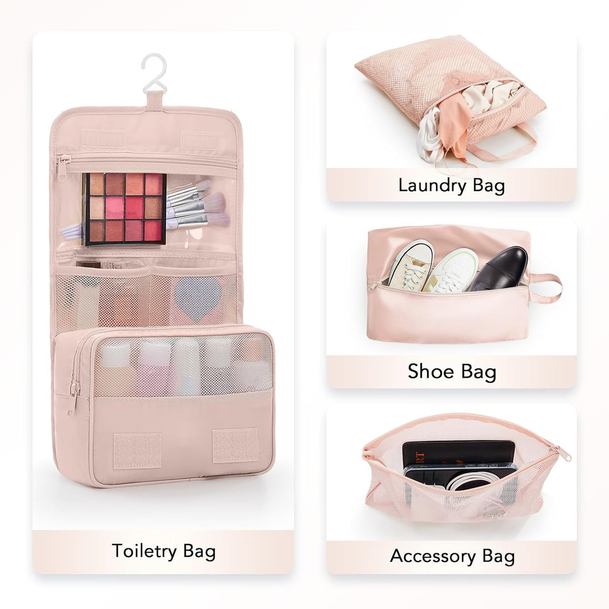 OlarHike Juego de 8 cubos de compresión para regalos de viaje, mamá, mujeres, artículos esenciales de viaje en avión, automóvil, crucero, bolsas compresibles expandibles para ahorrar espacio, bolsas