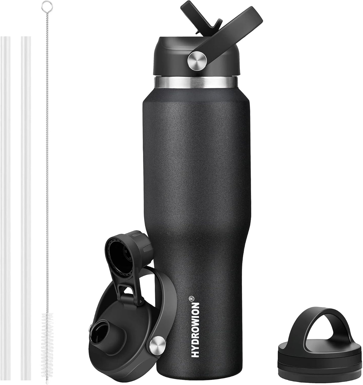 Botella de agua aislada de 32 onzas de acero inoxidable de triple pared con