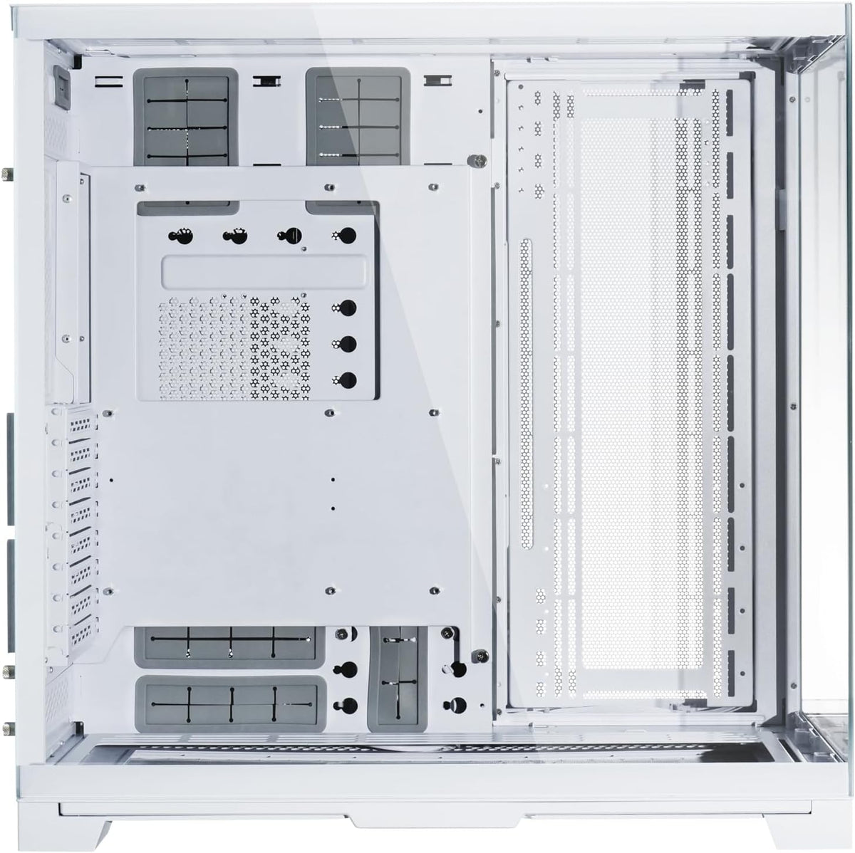 Lian Li Dynamic EVO XL - Hasta 280mm E-ATX Placa base - Tiras de iluminación ARGB, O11 EVO XL Blanco