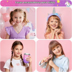 Regalos de unicornios para niñas de 5, 6, 7, 8, 9, 10+ años, juego de juguetes para niñas adolescentes, regalos de cumpleaños, Navidad, juguetes de unicornio con almohada de estrella de felpa suave