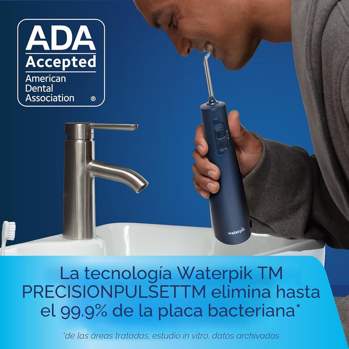 Waterpik Pulse 3100 - Irrigador dental portátil inalámbrico, recarg...
