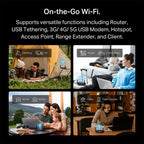 TP-Link Roam 6 AX1500 Router portátil Wi-Fi 6 de doble banda