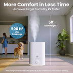 Everlasting Comfort - Humidificador grande de 6 litros para dormitorio
