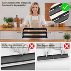 Organizador de especias expandible para gabinete, soporta 17.6 libras por