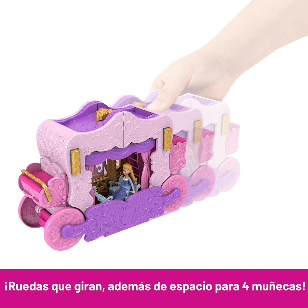 Mattel Disney Princess Toys, Carriage to Castle - Juego transformab...