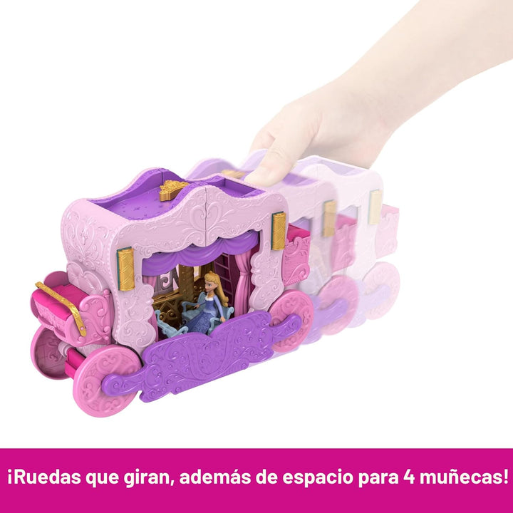 Mattel Disney Princess Toys, Carriage to Castle - Juego transformab...