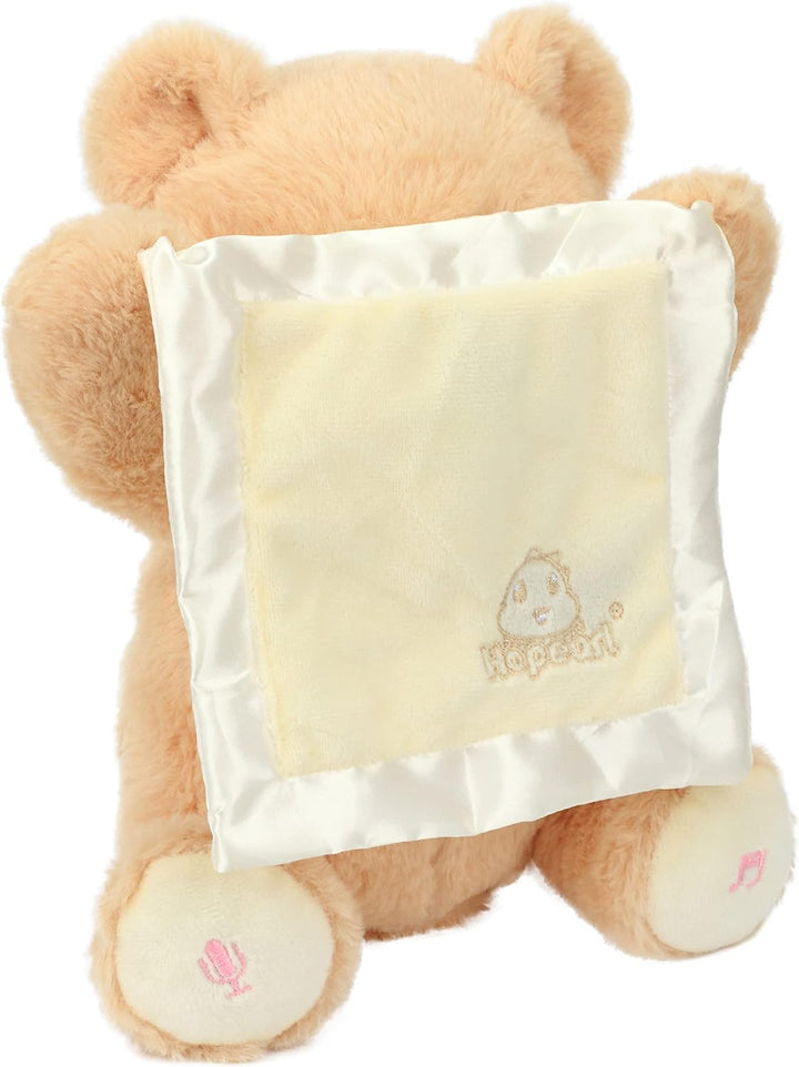 Hopearl Peek A Boo Bear con manta de seguridad, interactivo, repite...