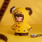 POP MART Hirono × Kodak Click Bear - Colgante de peluche