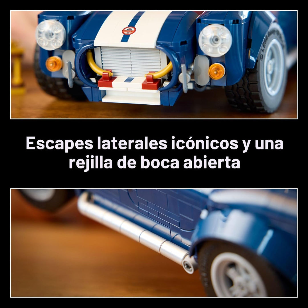 LEGO Icons Shelby Cobra 427 S\/C - Juego de construcción de automóv...