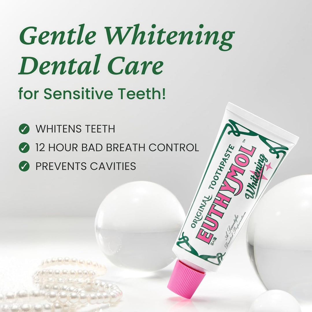 Euthymol - Pasta dental blanqueadora (110ml) - Eliminación de manch...
