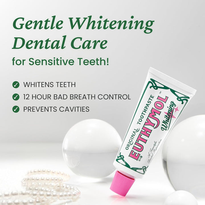 Euthymol - Pasta dental blanqueadora (110ml) - Eliminación de manch...