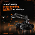 VANLINNY - Kit de brazo de robot de metal, tanque con orugas a control