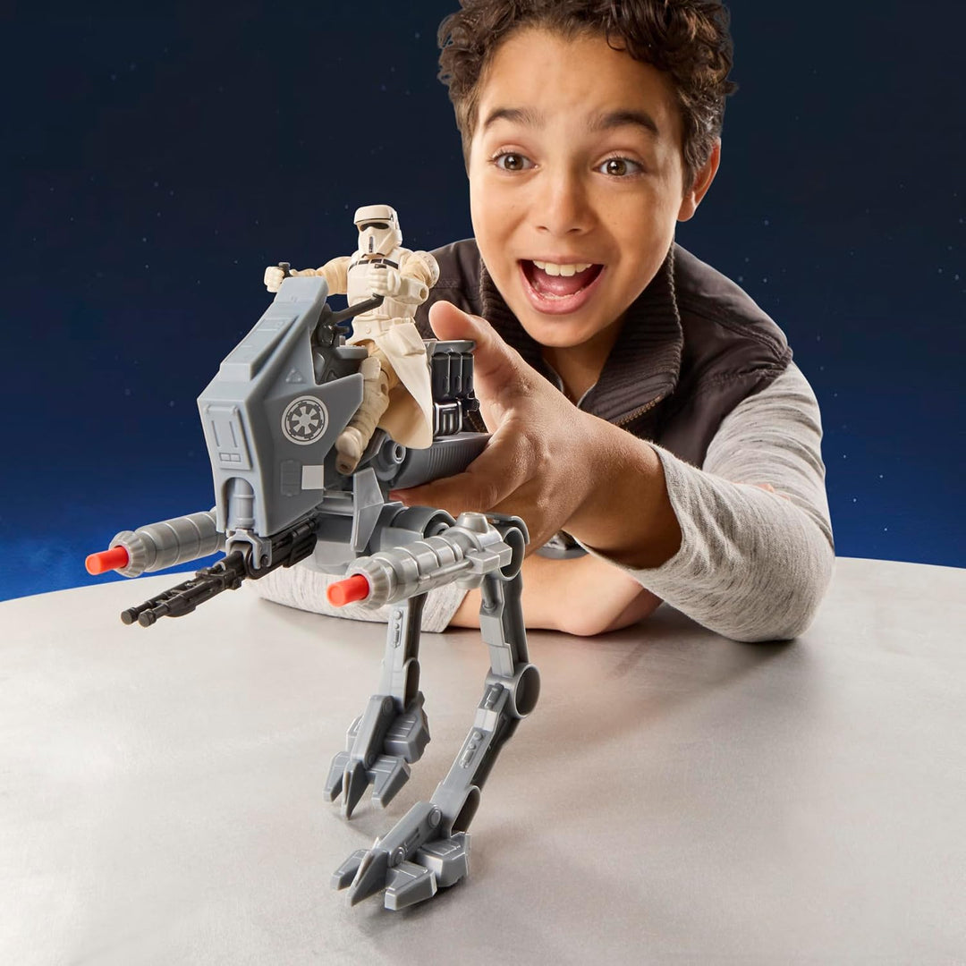 Star Wars ActionVerse AT-RT &amp; Imperial Remnant AT-RT - Conducto...