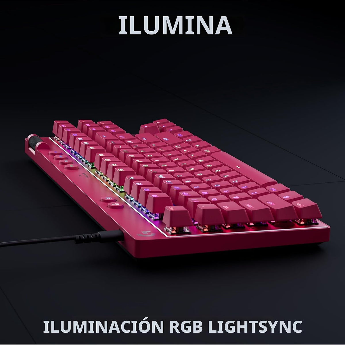 Logitech G PRO X TKL Teclado rápido para juegos (efecto salón)
