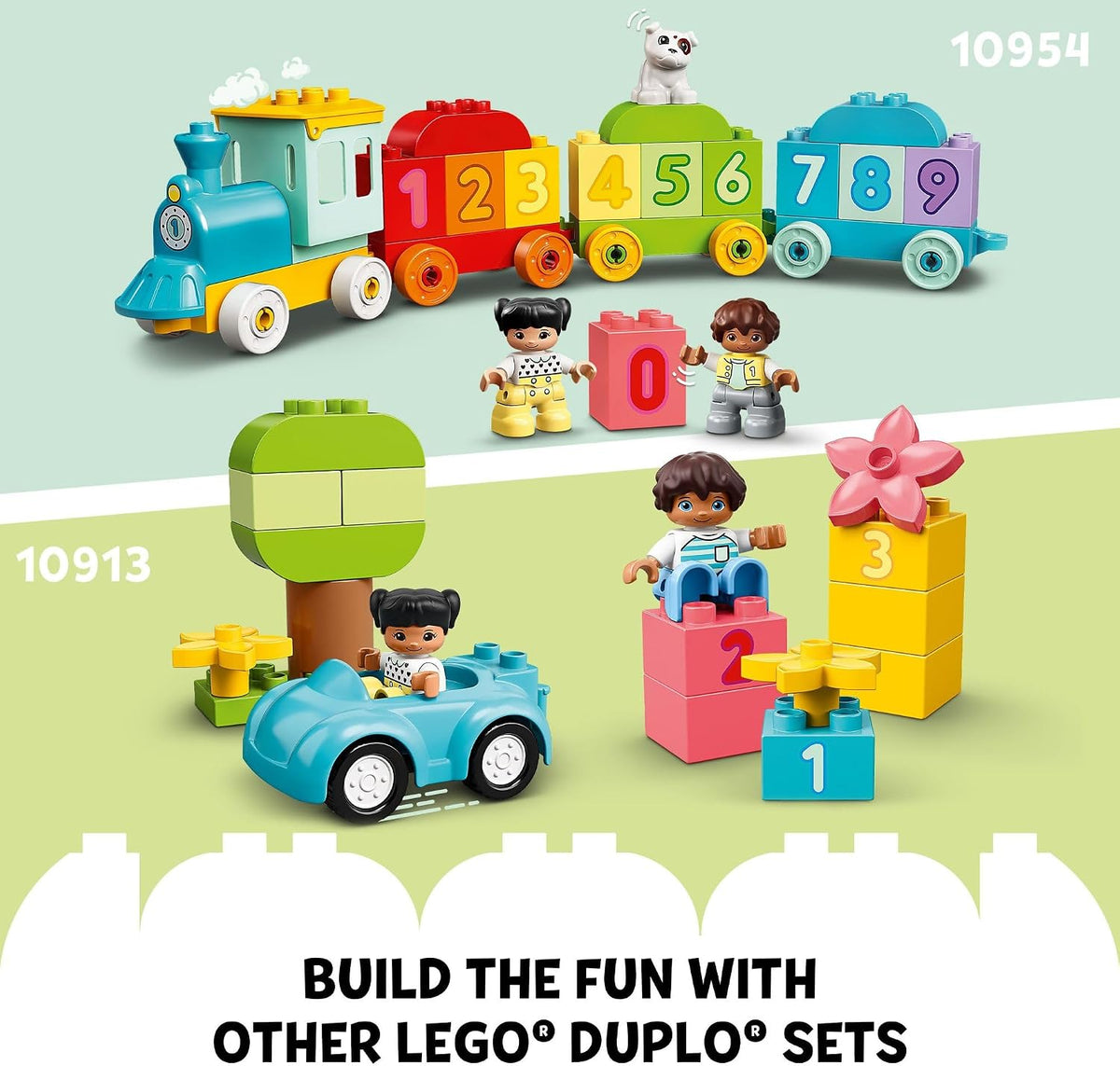LEGO DUPLO - Juguete de camión del alfabeto de la ciudad, juguetes educativos y de aprendizaje para niños y niñas en edad preescolar, a partir de 2 años, bloques del alfabeto para niños y niñas, ideas