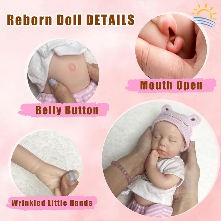 OtardDolls Muñecas Reborn de 33cm de Silicona para Niñas, Muñecas d...