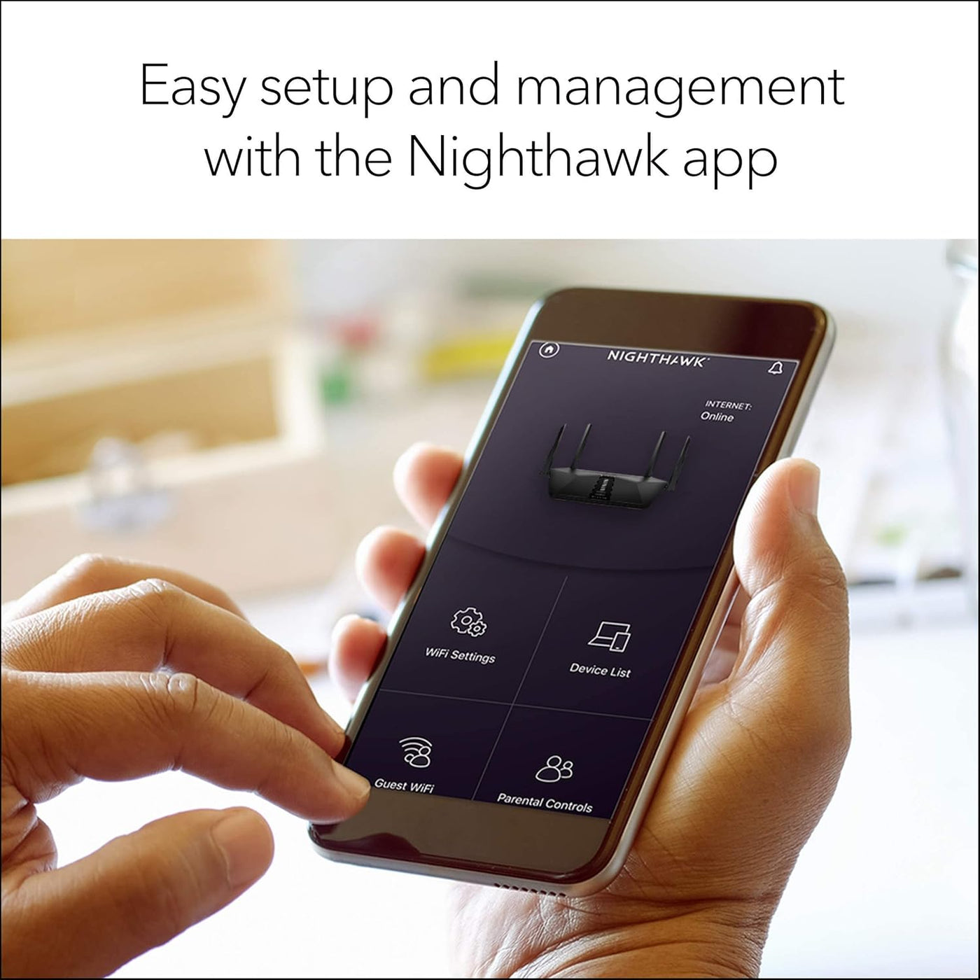 Netgear NETGEAR RAX50-100NAR Nighthawk 6-Stream AX5400 WiFi 6 Route...