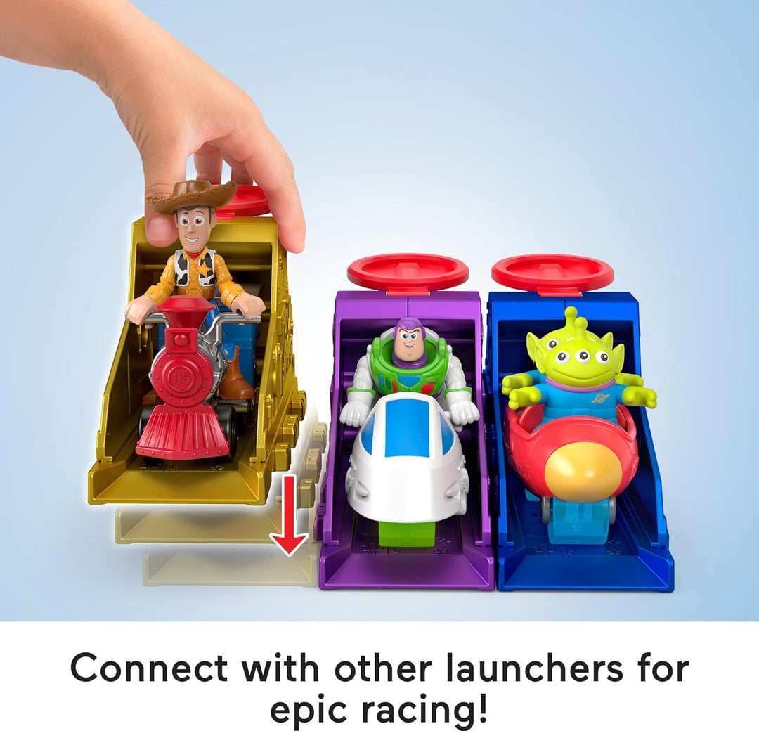 Fisher-Price Imaginext - Juego de lanzador con figura de
