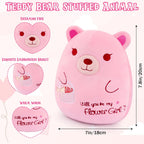 Leokawin Oso de peluche de niña de las flores Will You Be