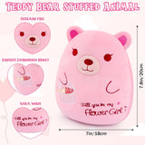 Leokawin Oso de peluche de niña de las flores Will You Be