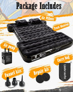 Umbrauto - Colchón de aire con bomba incorporada para cama de camión de tamaño completo corto de 5.5-5.8 pies, colchón de aire inflable para acampar con bomba recargable inalámbrica para tienda de
