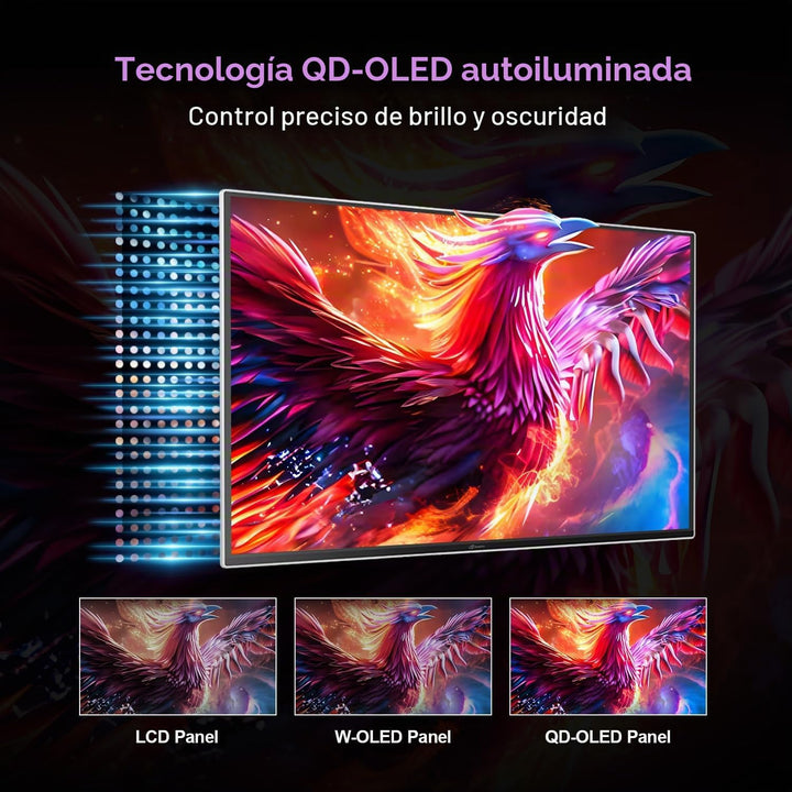 ArcticPro - Monitor de juegos QD-OLED de 27 pulgadas, 240Hz, 0.03ms...