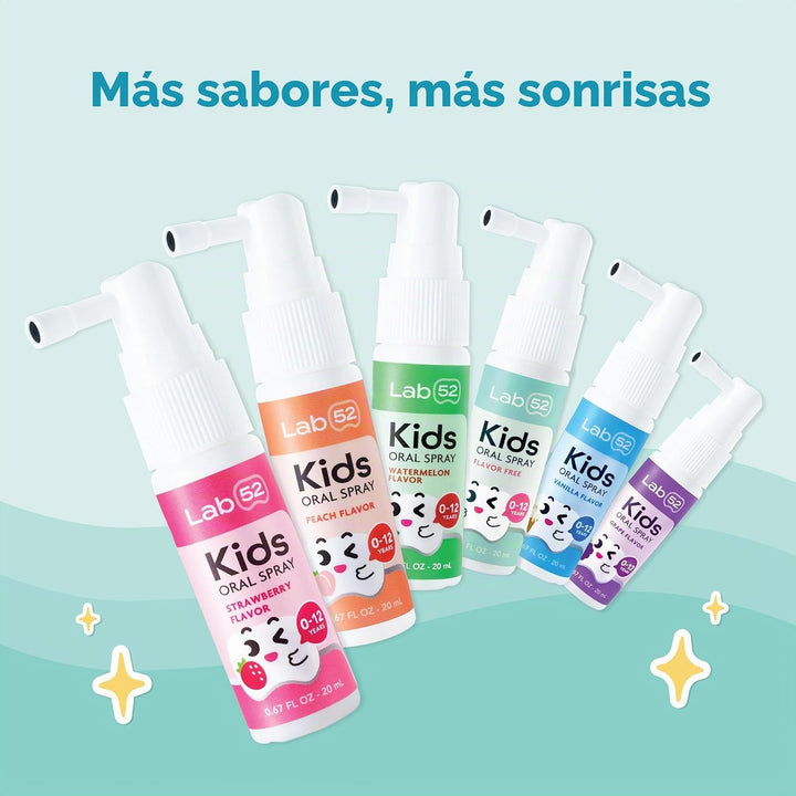 LAB52 Spray Oral para Niños, Ayudante de Pasta de Dientes para el C...