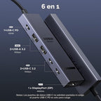 UGREEN, 75244, hub USB 3.2 de 4 puertos