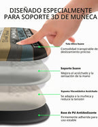 Hokafenle Alfombrilla de Ratón Ergonómica que Abraza la Muñeca con Soporte para Muñeca, Alfombrilla de Ratón de Descanso para Muñeca con Sujeción en Forma de U para Alivio del Dolor del Túnel Carpiano