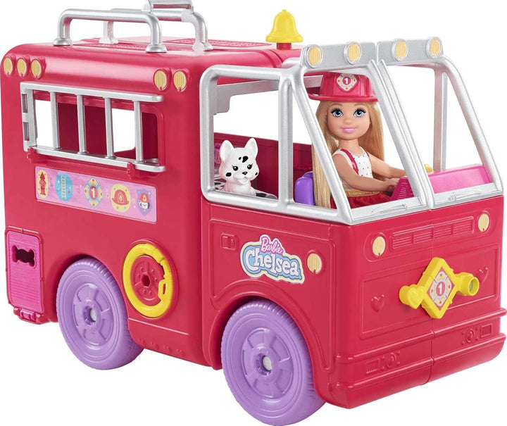 Barbie Chelsea Can Be - Juego de camión de bomberos con muñeca pequ...