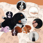 Peluche de perro de montaña de Berna, 5 en 1, regalo para niños