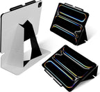 MOFT Funda tipo libro para iPad Air de 13 pulgadas M3/M2 (2025/2024) – Funda protectora con soporte para lápiz desmontable, visión multiángulo, funda de piel MOVAS, apagado y encendido automático