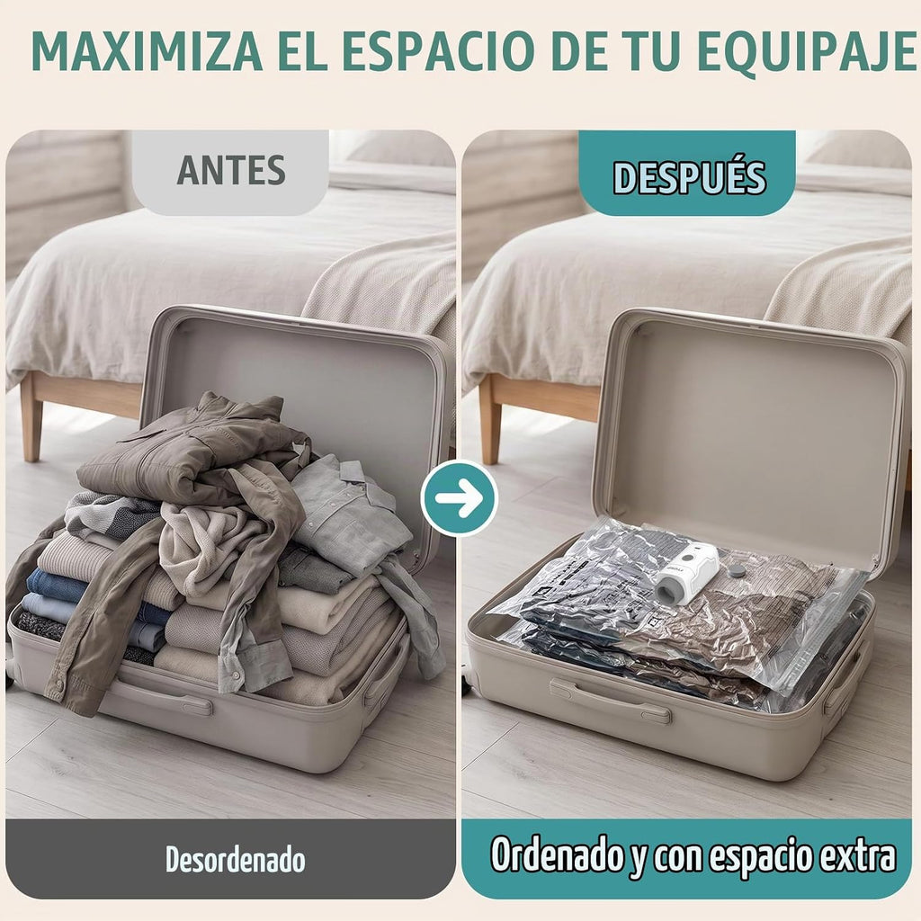 Bolsas de almacenamiento de vacío de bomba inalámbricas recargables