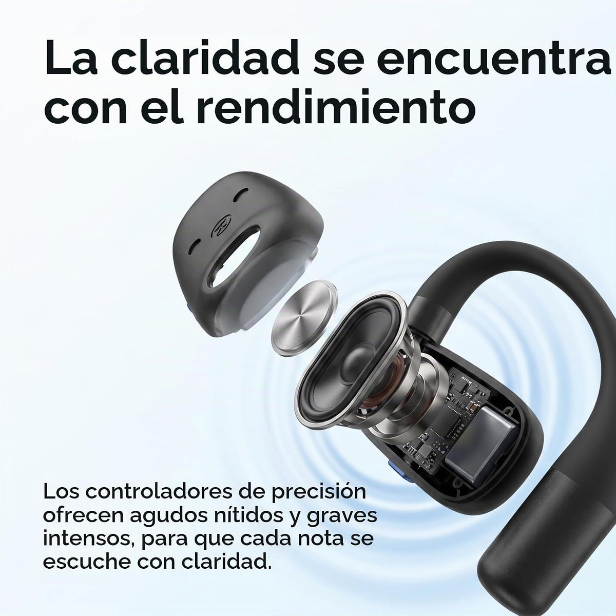 Raycon Everyday - Auriculares de oreja abierta, doble micrófono, 40H, color