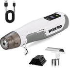 WORKPRO - Mini pistola de calor inalámbrica de 7.2 V, calentamiento rápido