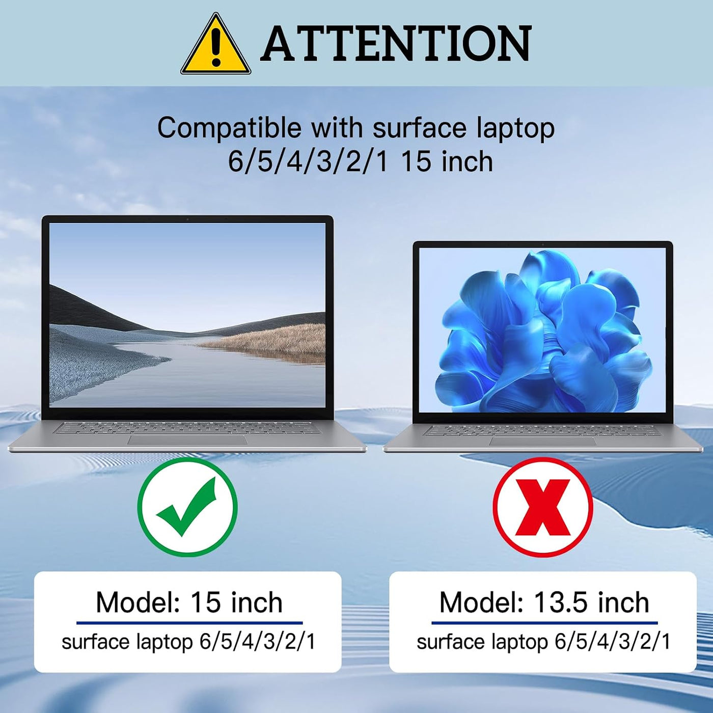 ZOEAGG Pantalla de privacidad extraíble para Surface Laptop de 15 p...
