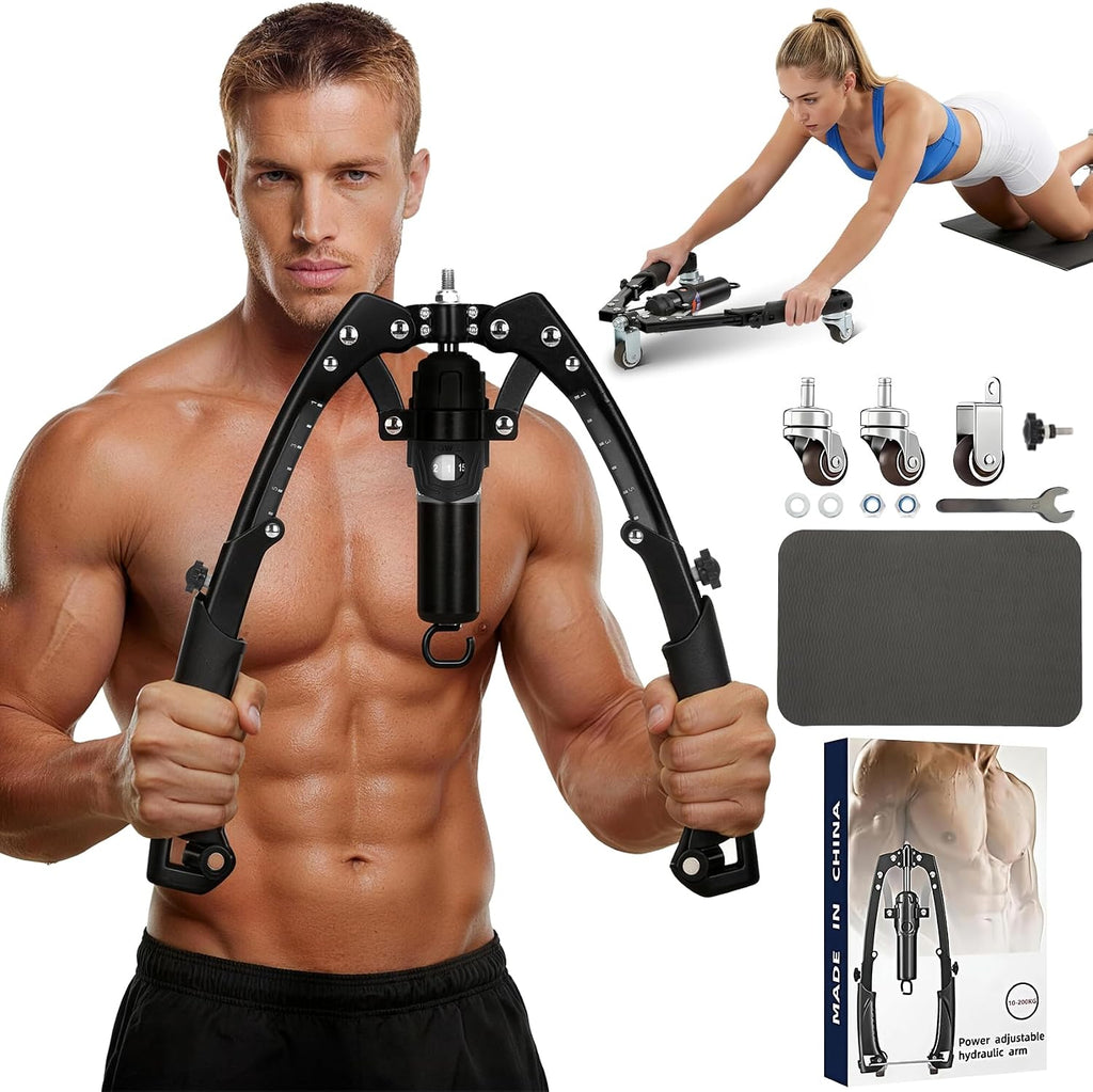 Entrenador de brazo Twister, potencia hidráulica ajustable 22-440lbs con