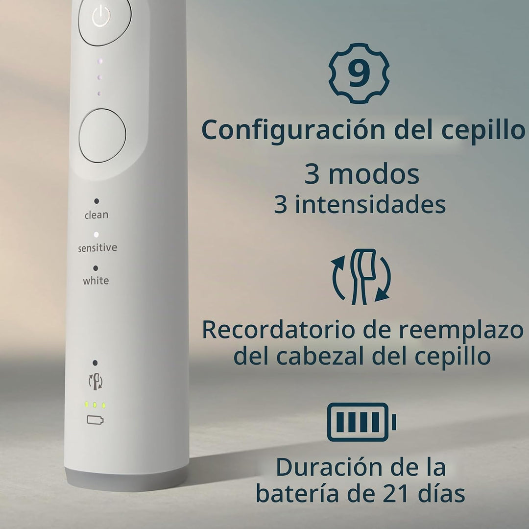 Philips Sonicare Cepillo de dientes eléctrico serie 6500, tecnologí...