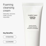 Comfort Zone - Limpiador facial esencial, limpiador espumoso, elimi...