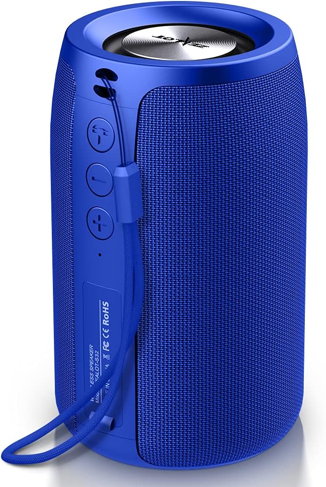 ZEALOT Altavoz Bluetooth, altavoz portátil S32, inalámbrico para ex...