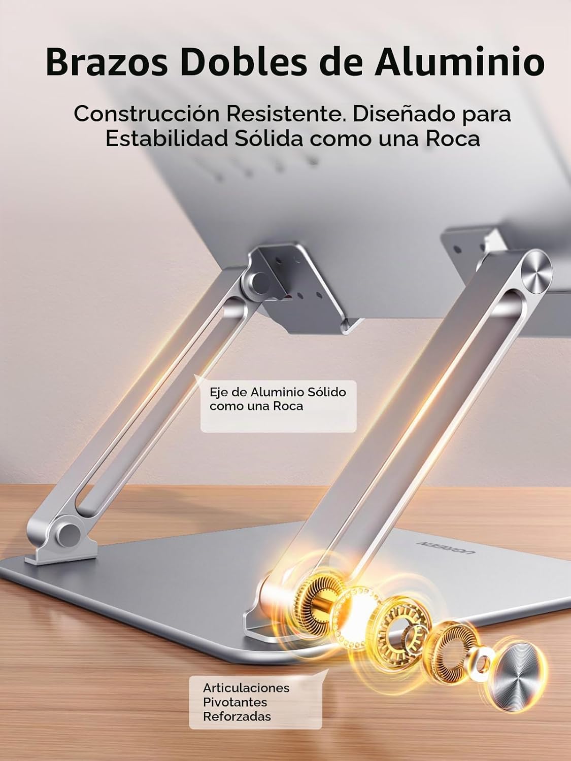 UGREEN Soporte portátil para computadora portátil para escritorio, soporte