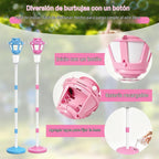 Lámpara Paquete de 2 máquinas de burbujas para niños, máquina automática de hacer