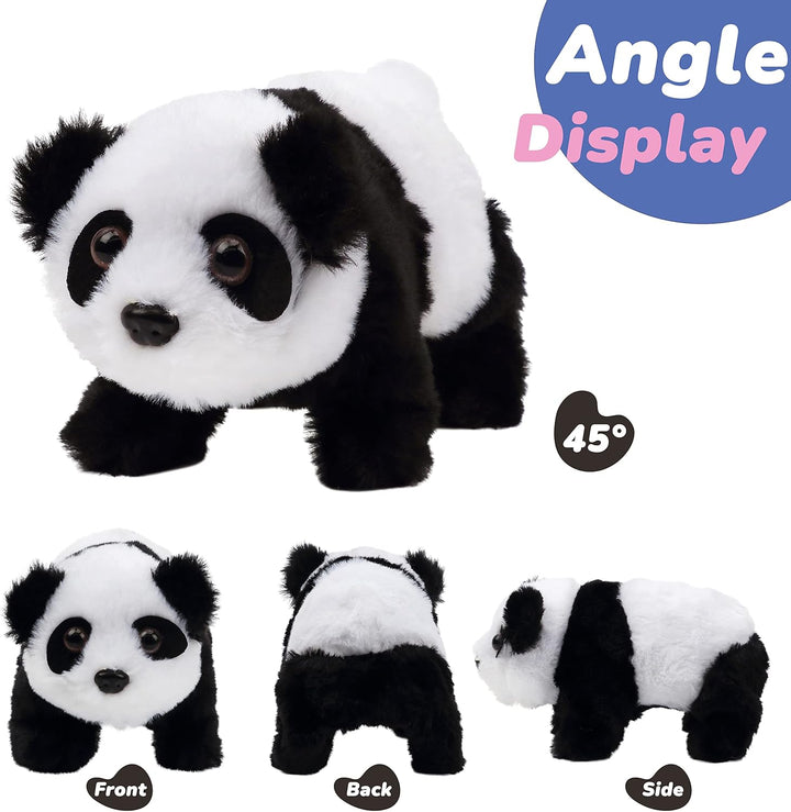 Hopearl Crawling Panda - Juguete electrónico interactivo de peluche...